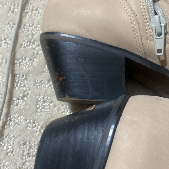 Jeffrey Campbell’s soft, leather, tall, heel boot lace front inside zipper - Picture 4 of 8